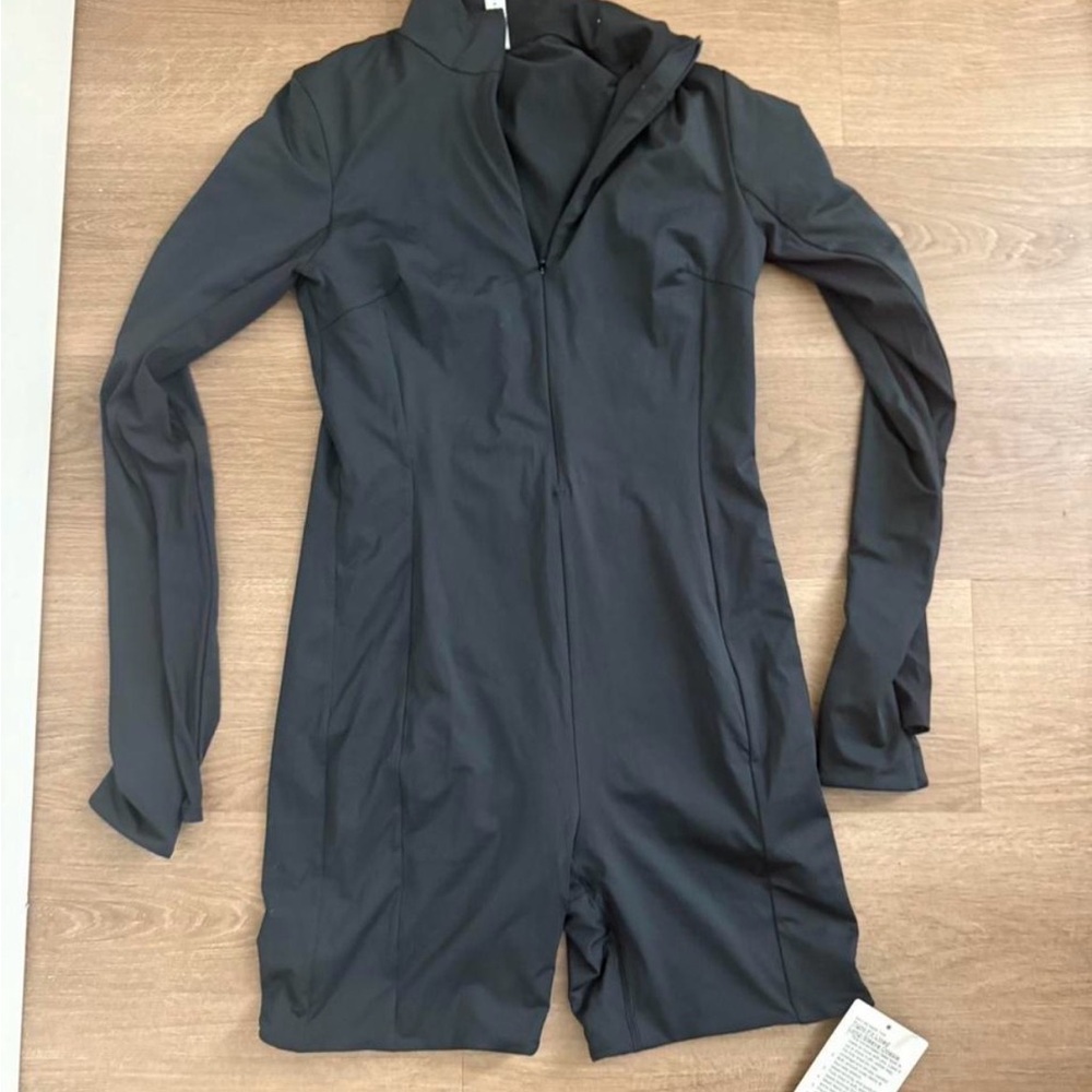 lululemon athletica Black Long-Sleeve Jumpsuit Romper